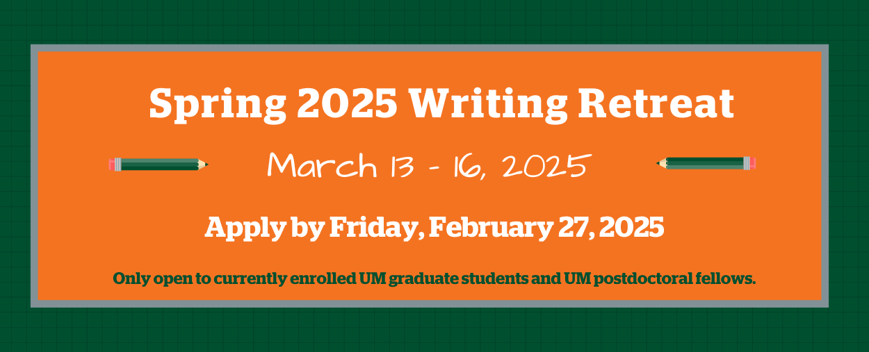 Spring 2025 Writing Retreat