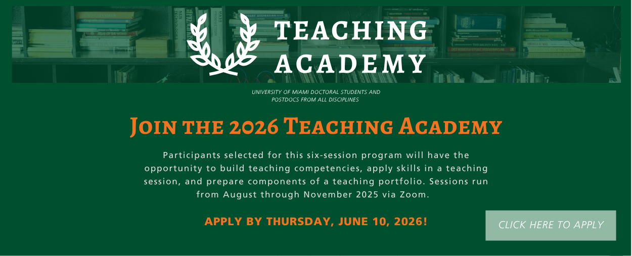 Teaching Academy Banner 2026